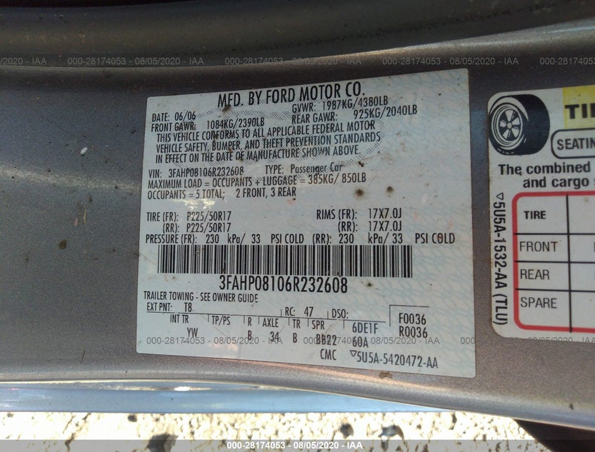 3FAHP08106R232608