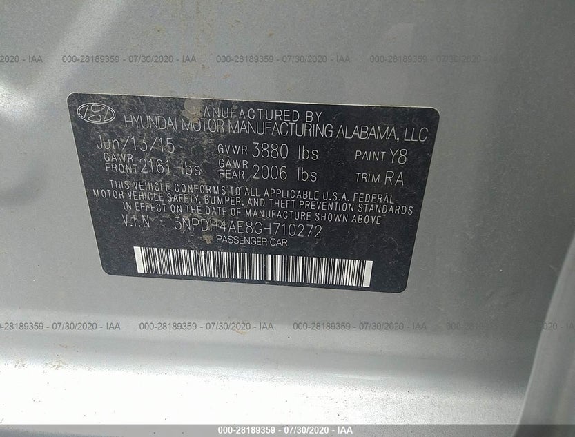5NPDH4AE8GH710272