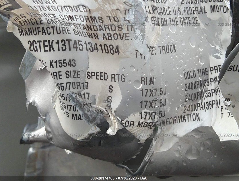 2GTEK13T451341084