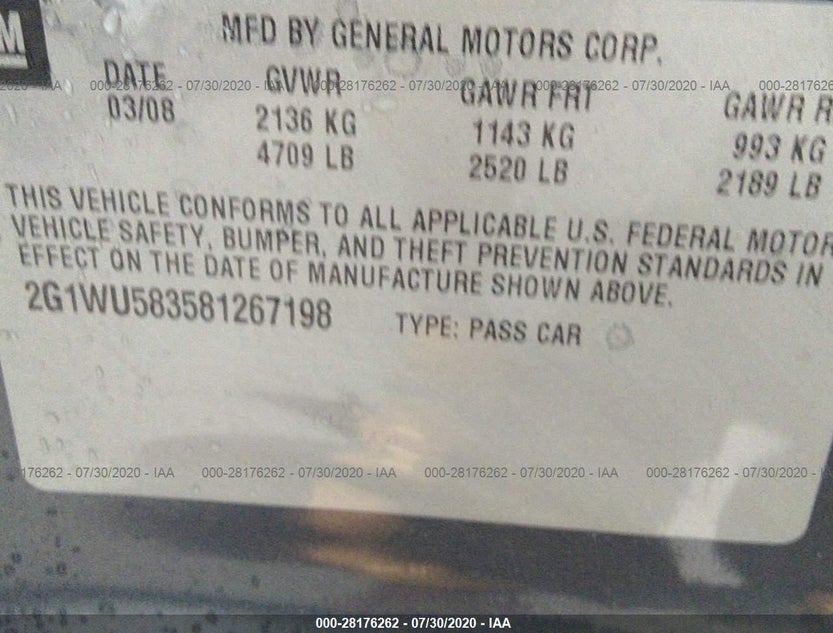 2G1WU583581267198