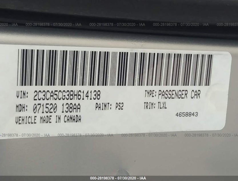 2C3CA5CG3BH614138