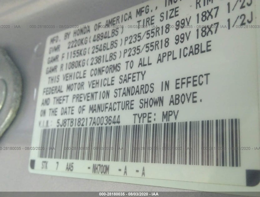 5J8TB18217A003644