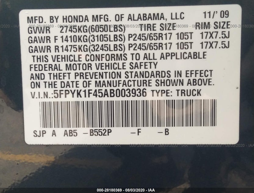5FPYK1F45AB003936