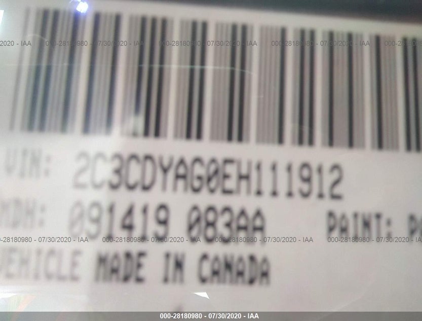 2C3CDYAG0EH111912