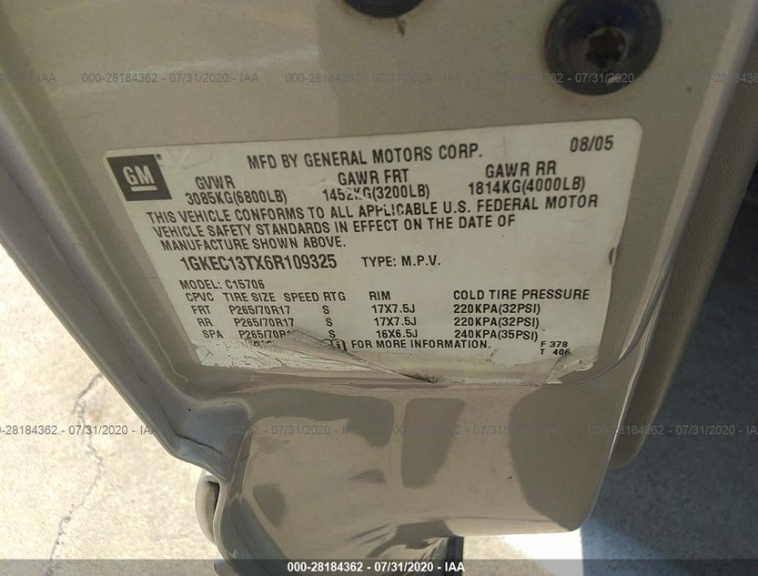 1GKEC13TX6R109325