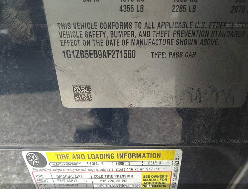 1G1ZB5EB9AF271560