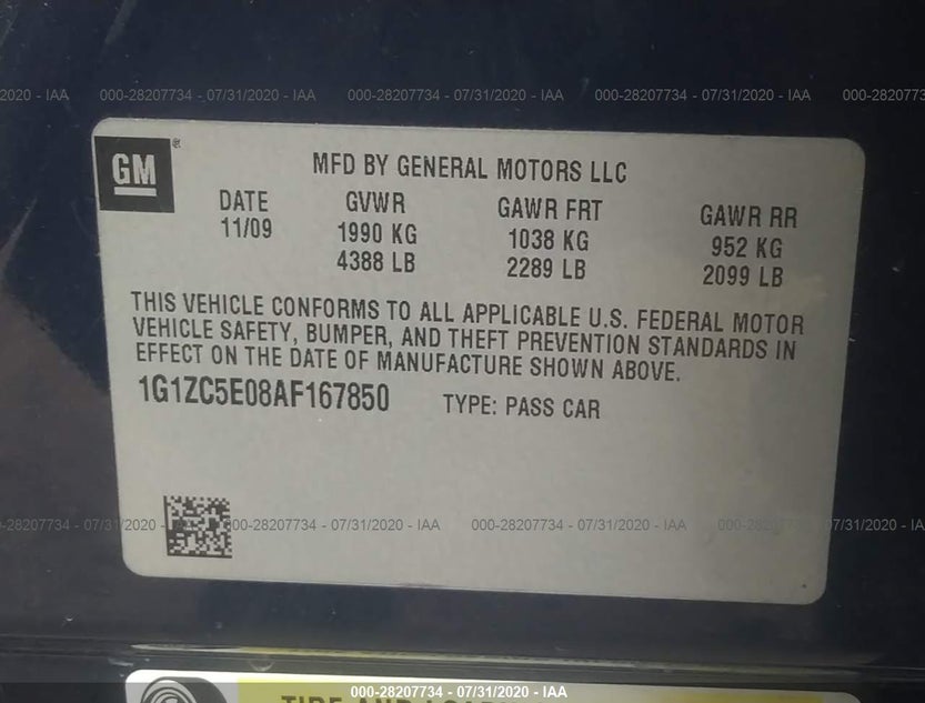 1G1ZC5E08AF167850