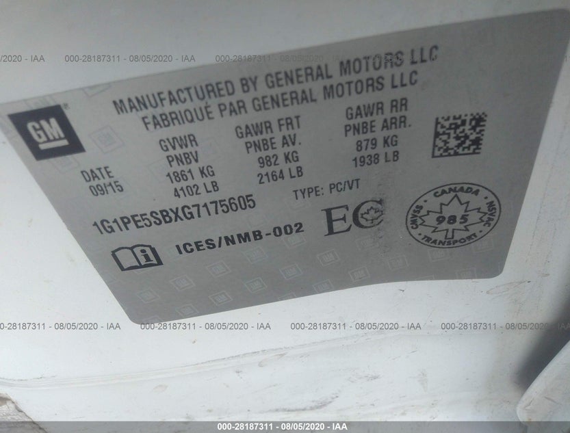 1G1PE5SBXG7175605