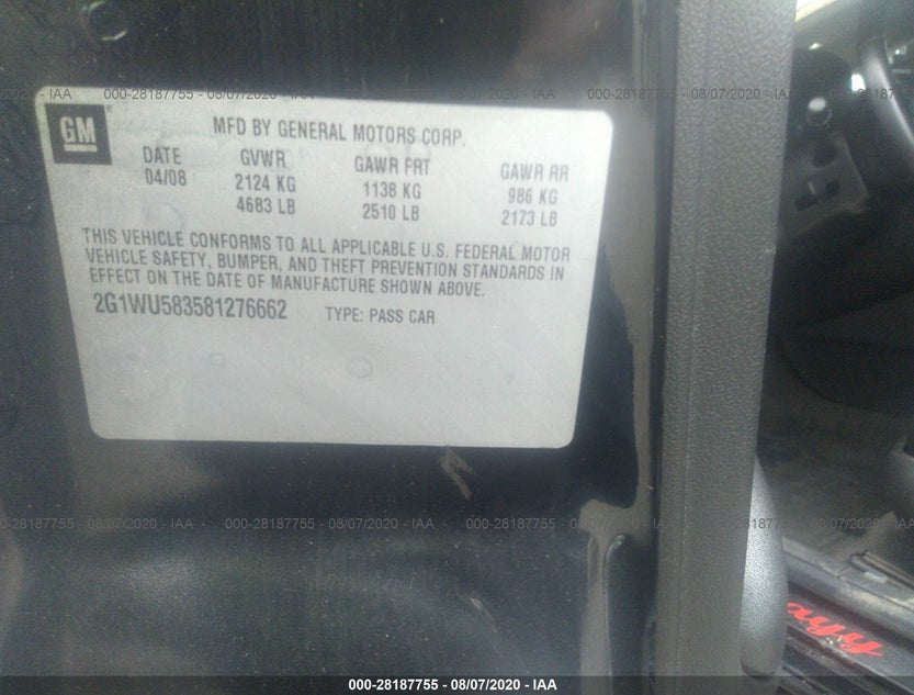 2G1WU583581276662