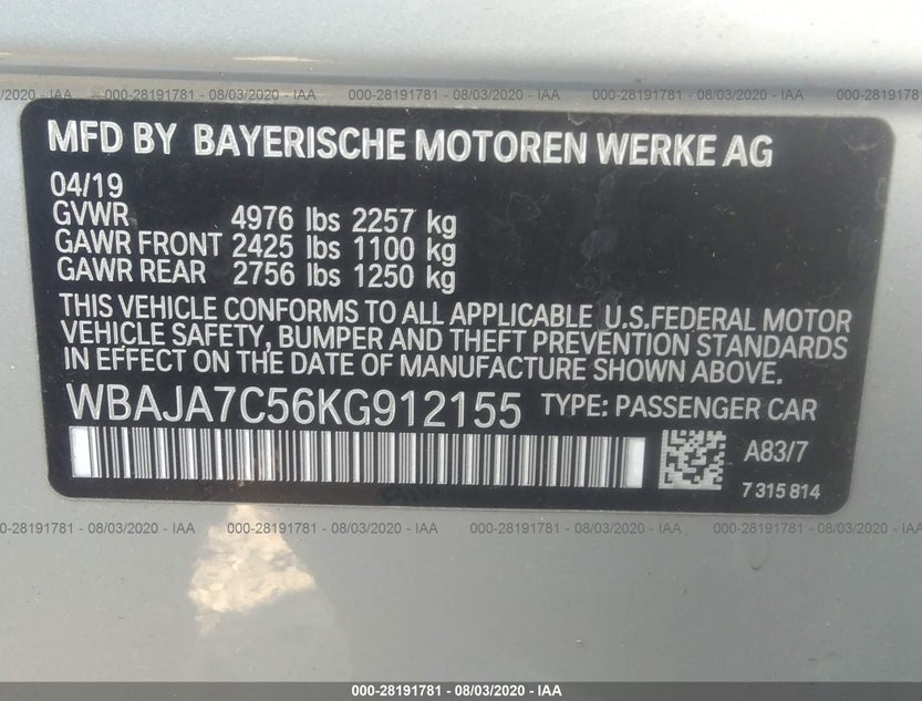 WBAJA7C56KG912155