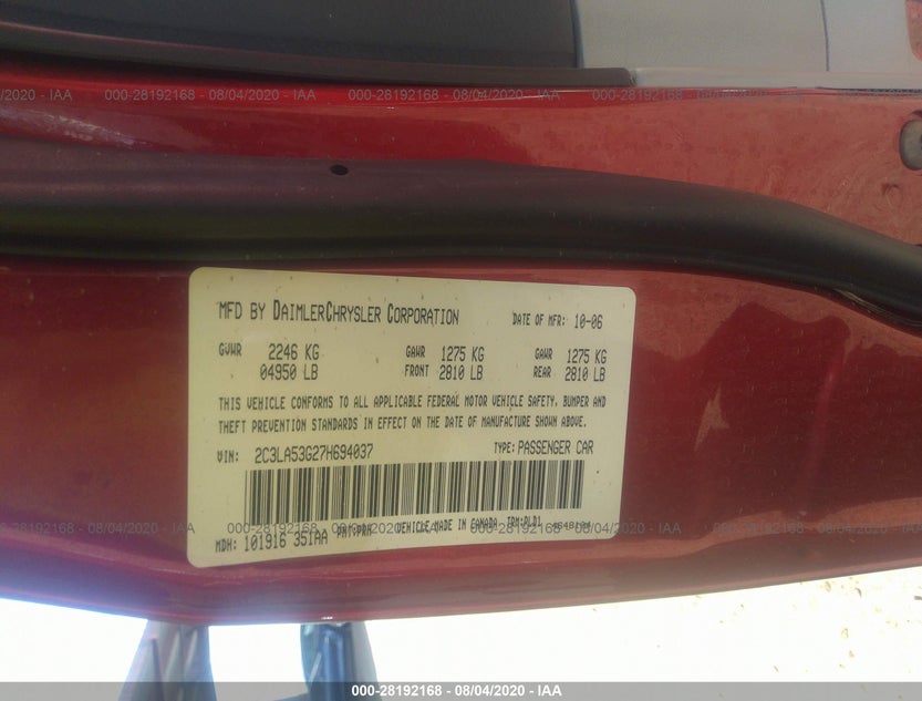 2C3LA53G27H694037