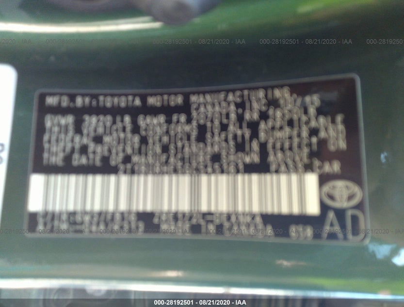 2T1BURHE5GC545161