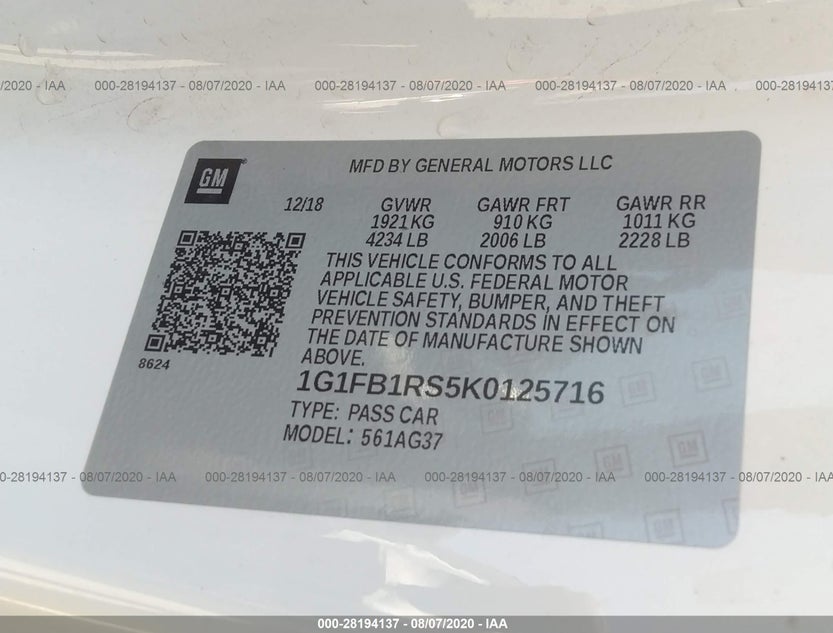 1G1FB1RS5K0125716