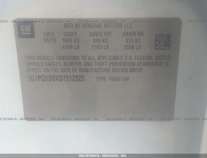 1G1PG5SBXD7312323