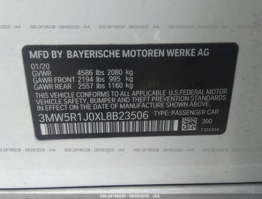 3MW5R1J0XL8B23506