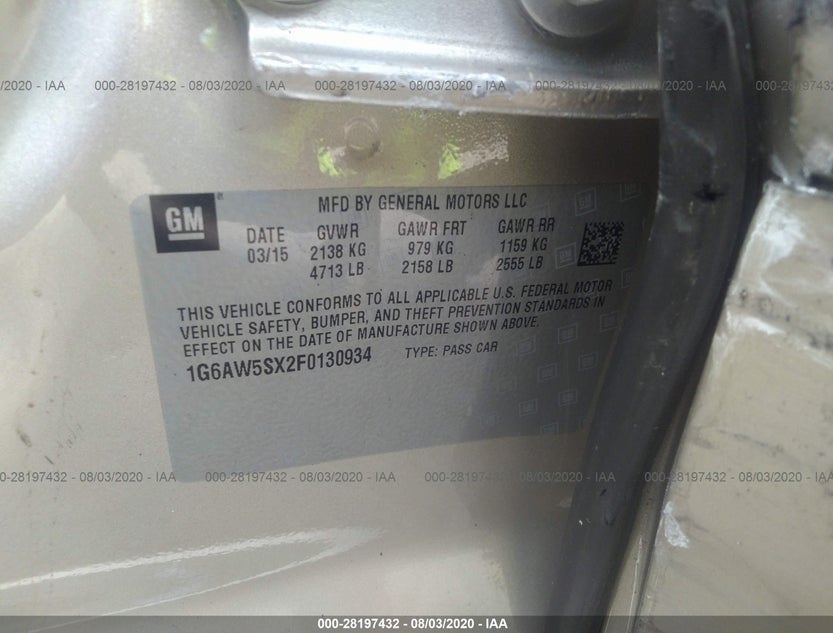 1G6AW5SX2F0130934