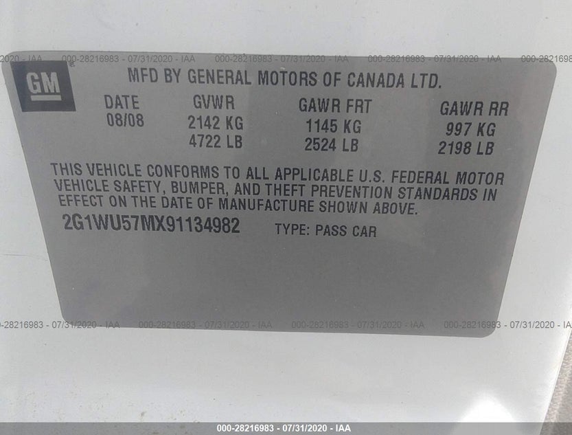 2G1WU57MX91134982