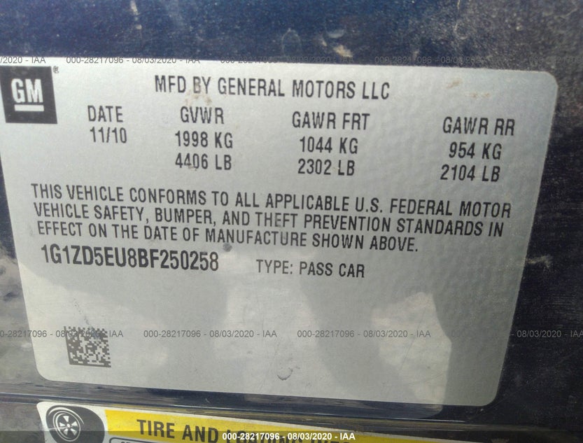 1G1ZD5EU8BF250258