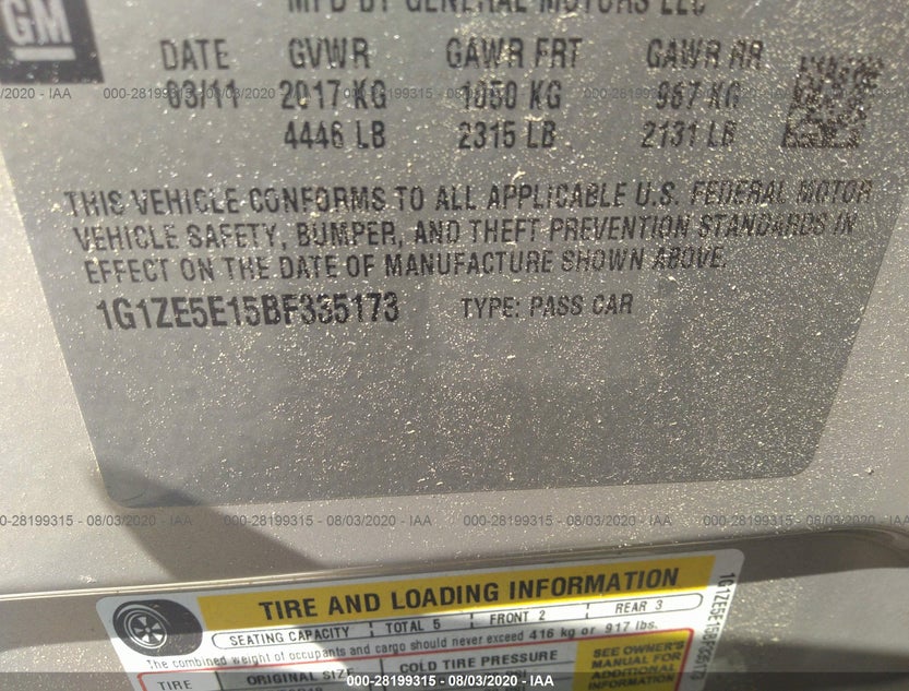 1G1ZE5E15BF335173