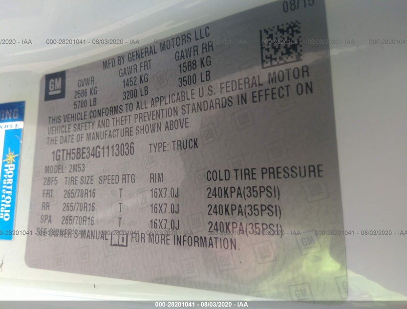 1GTH5BE34G1113036