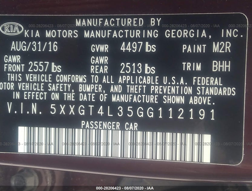 5XXGT4L35GG112191