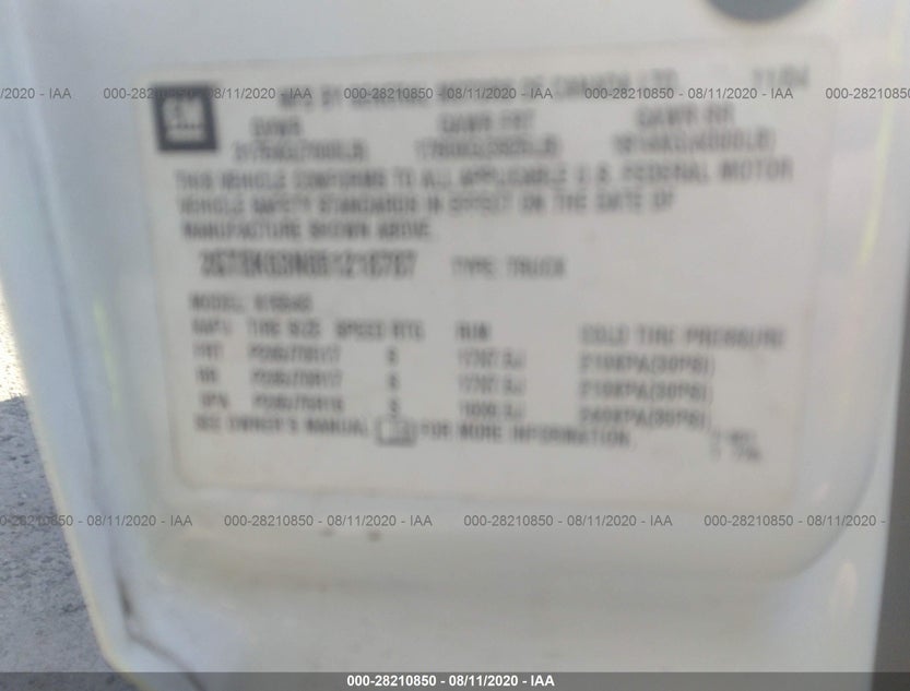 2GTEK63N651218787