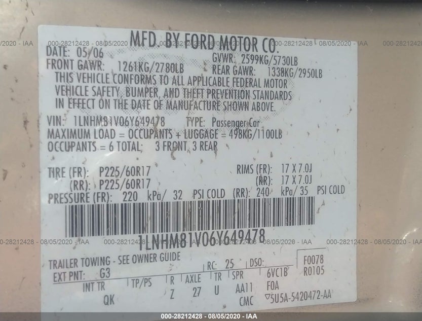 1LNHM81V06Y649478