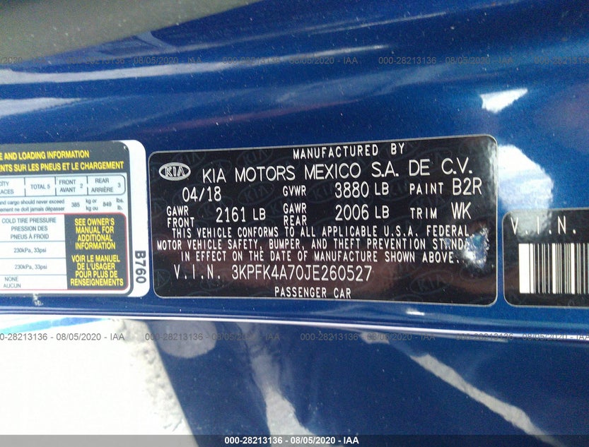 3KPFK4A70JE260527