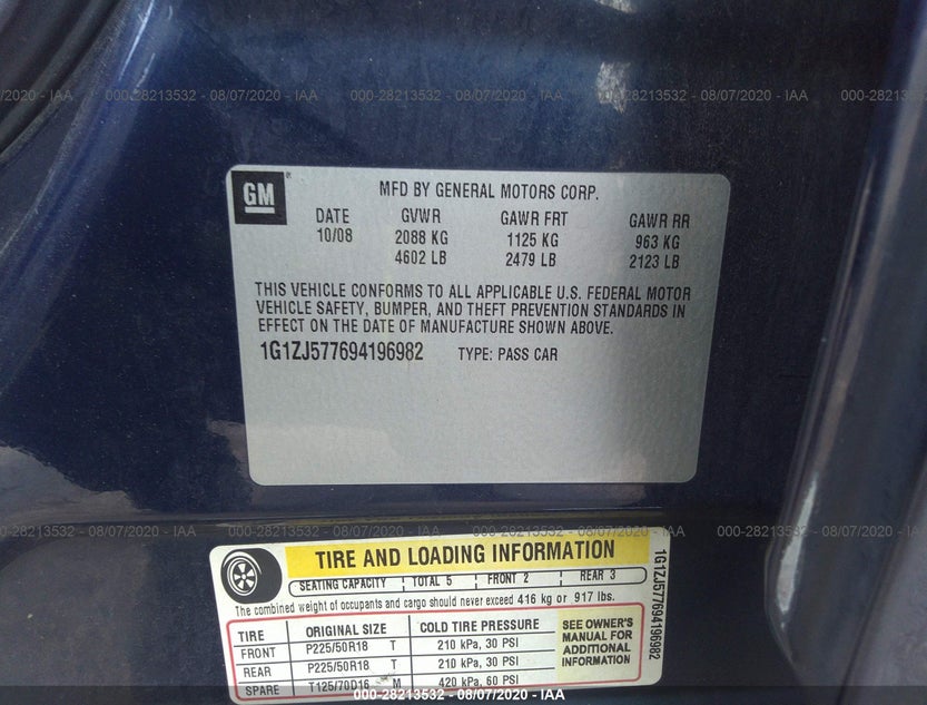 1G1ZJ577694196982