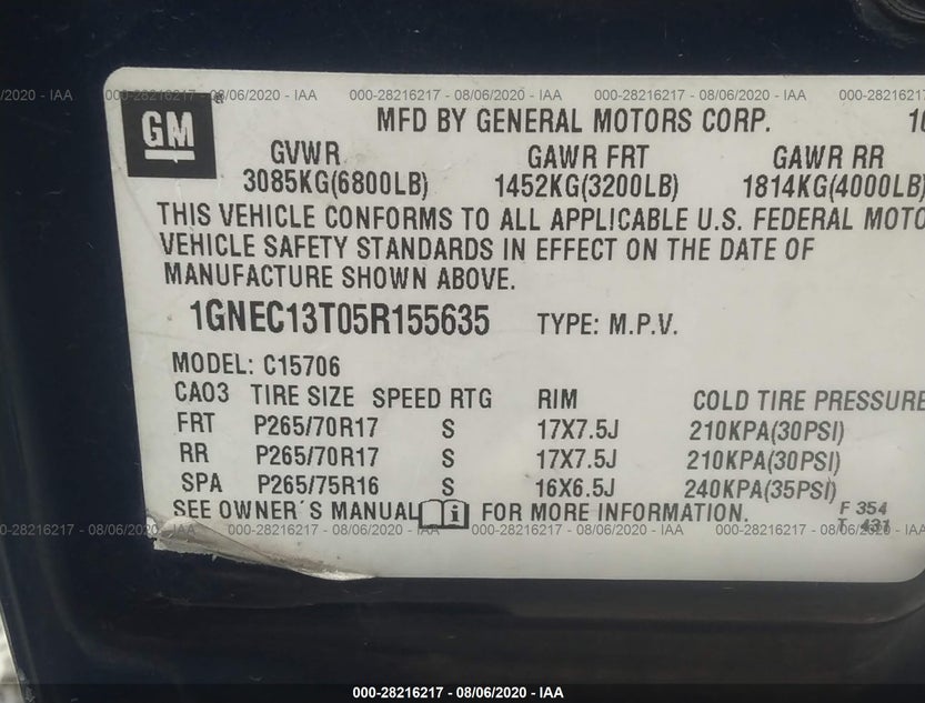1GNEC13T05R155635