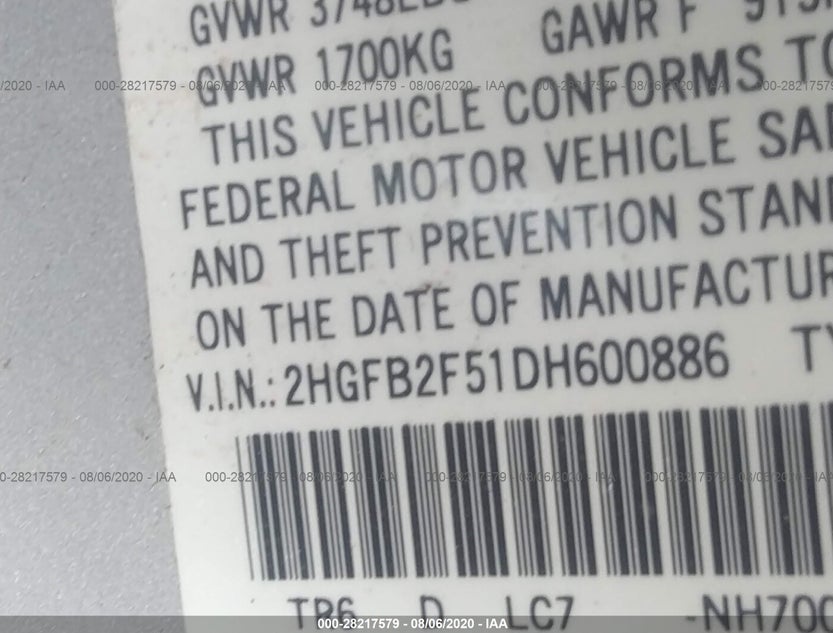 2HGFB2F51DH600886