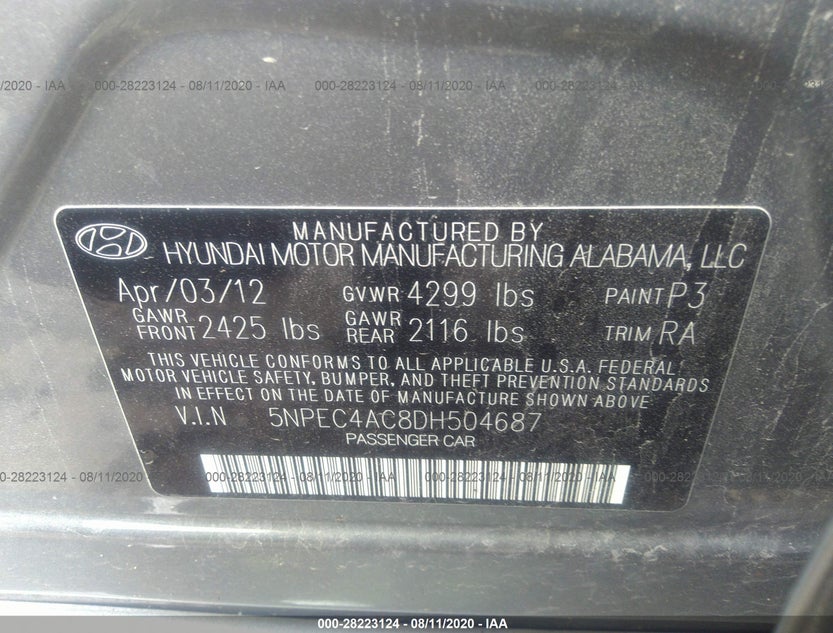 5NPEC4AC8DH504687