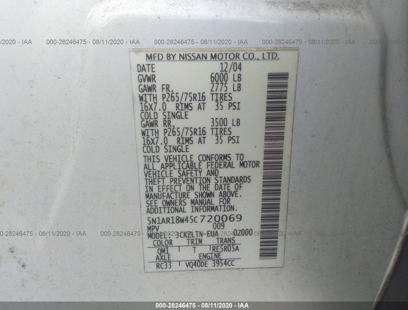 5N1AR18W45C720069
