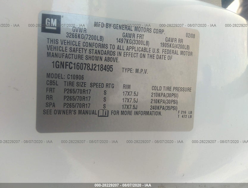 1GNFC16078J218495