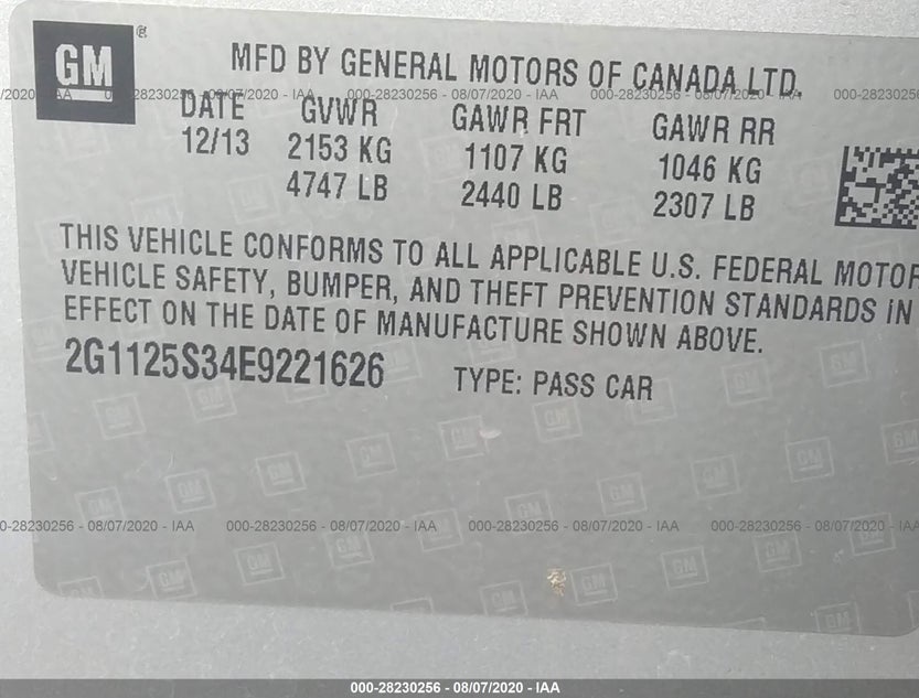 2G1125S34E9221626