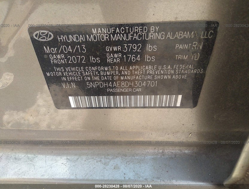 5NPDH4AE8DH304701