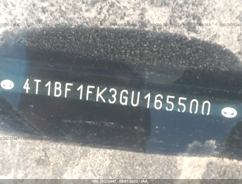 4T1BF1FK3GU165500