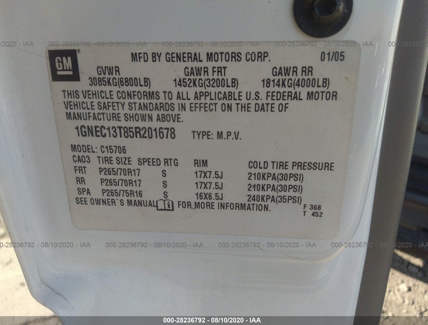 1GNEC13T85R201678