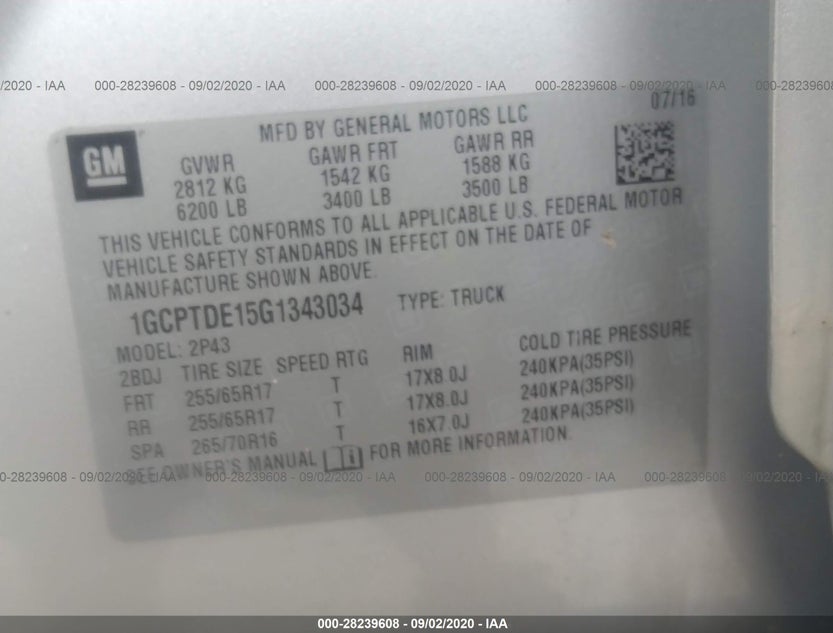 1GCPTDE15G1343034