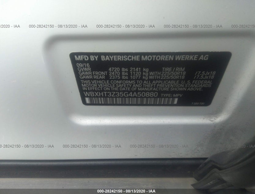 WBXHT3Z35G4A50880