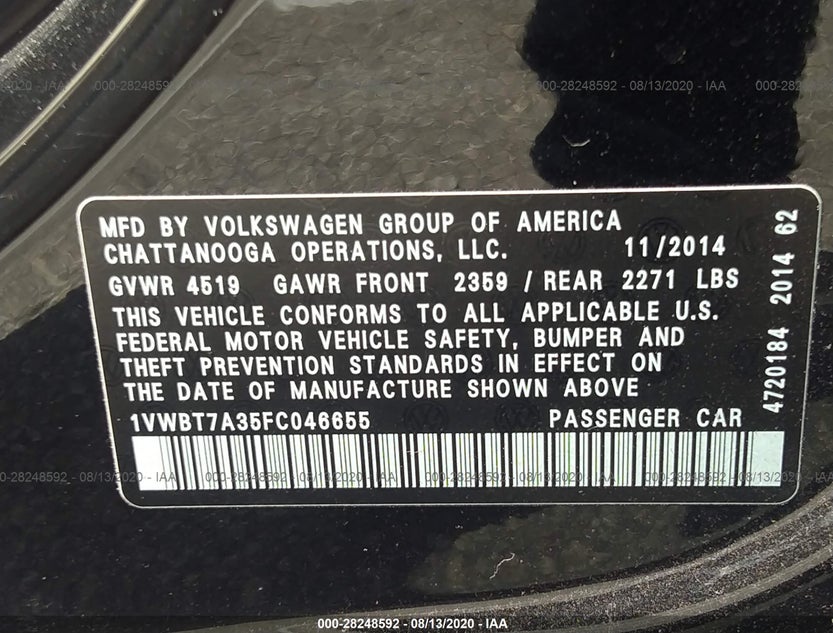 1VWBT7A35FC046655