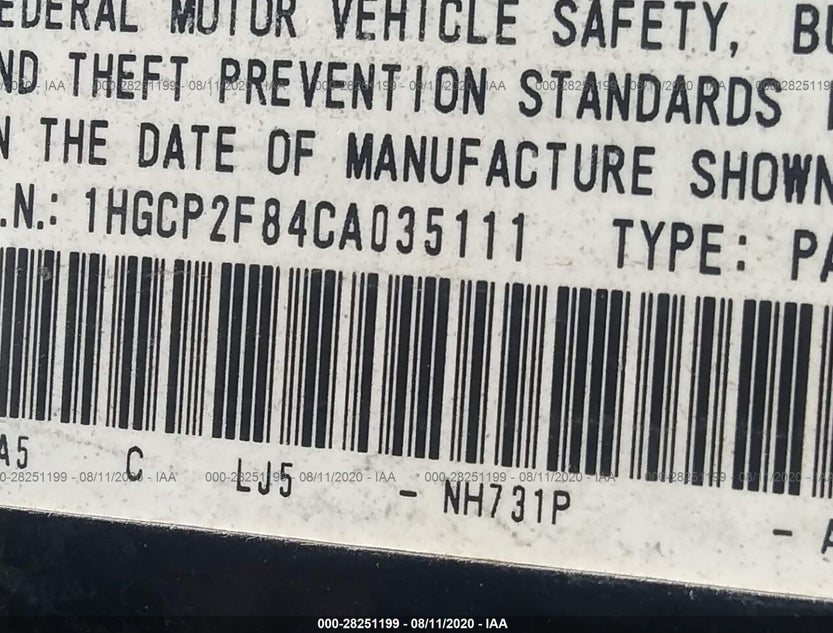 1HGCP2F84CA035111