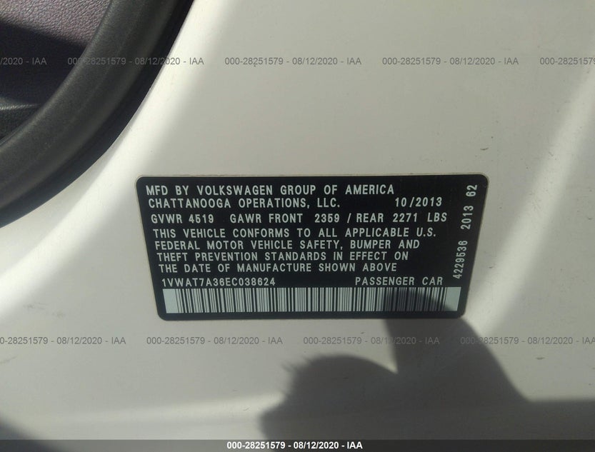 1VWAT7A36EC038624