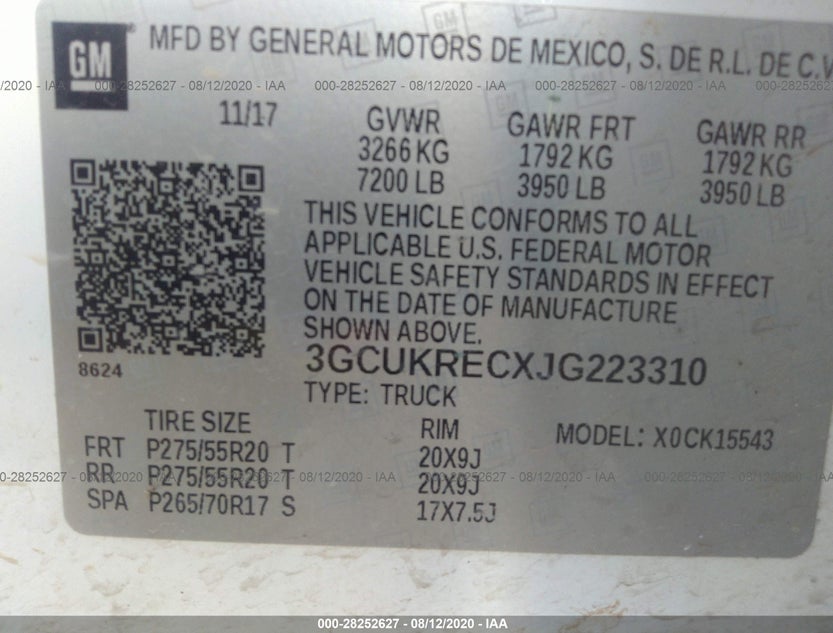 3GCUKRECXJG223310