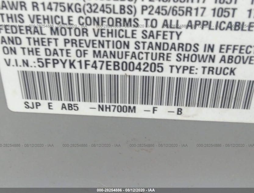 5FPYK1F47EB004205