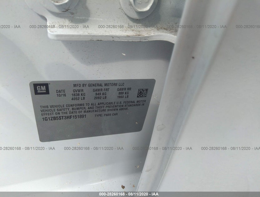 1G1ZB5ST3HF151891