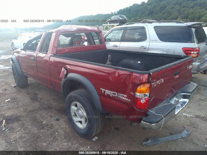 2003 Toyota Tacoma VIN: 5TEWN72NX3Z248385 Lot: 28260915