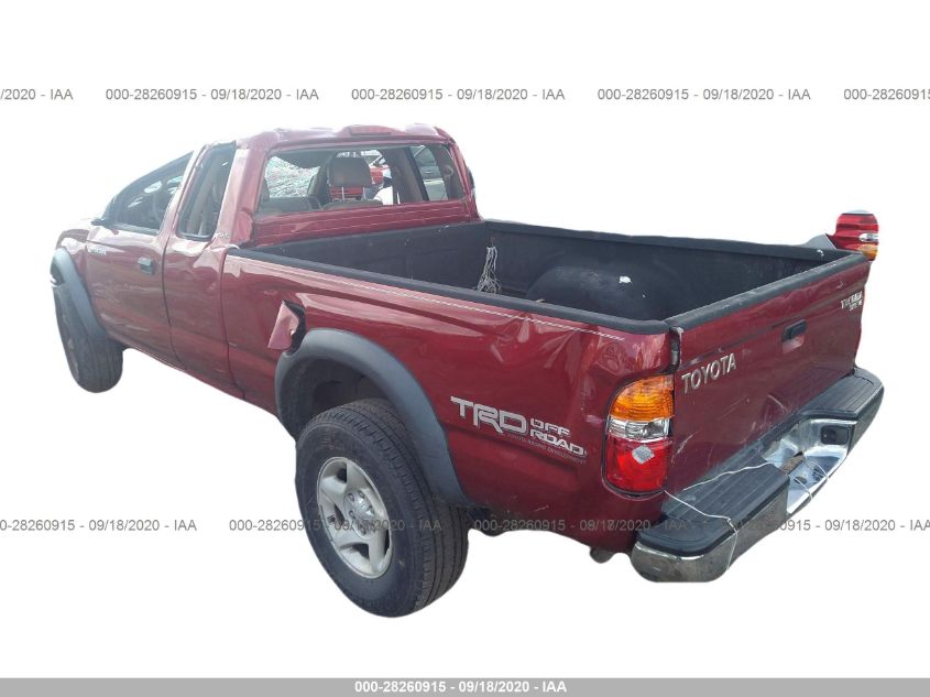 2003 Toyota Tacoma VIN: 5TEWN72NX3Z248385 Lot: 28260915