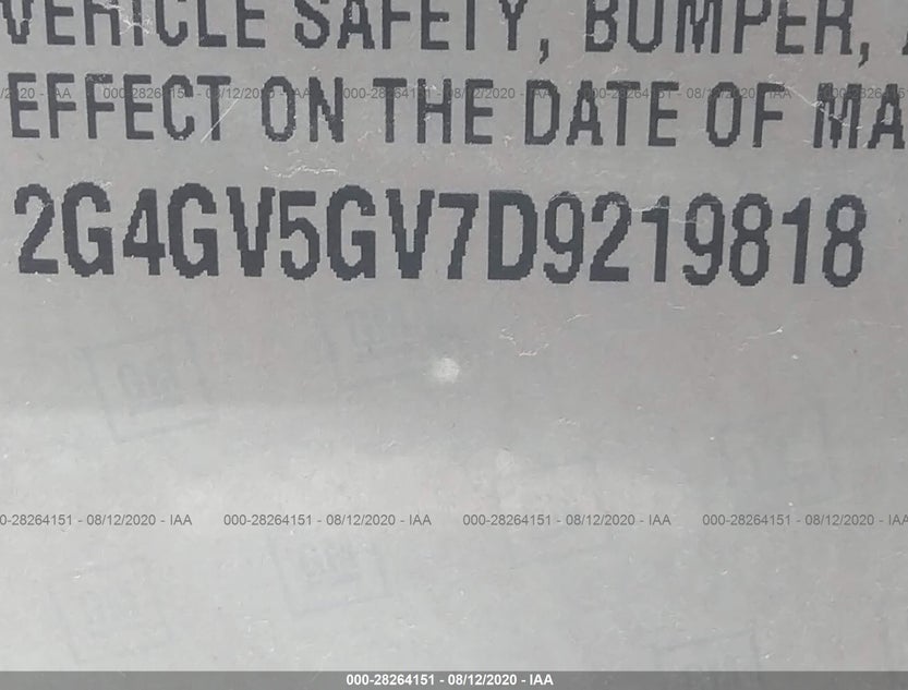 2G4GV5GV7D9219818