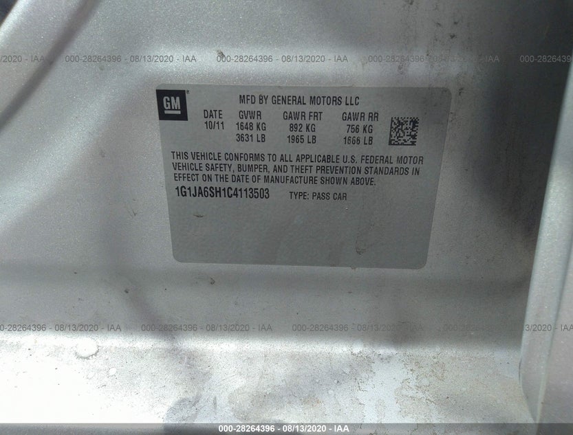 1G1JA6SH1C4113503